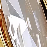 Gold Plated Cubic Zirconia Linear Earrings