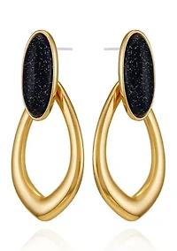 Stone Geometric Earrings