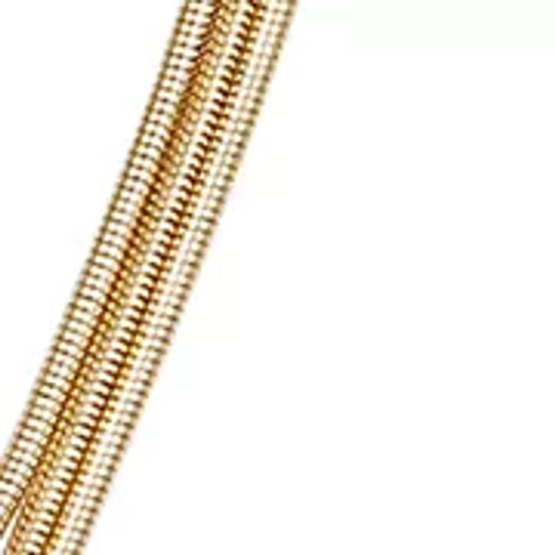  Gold-Plated Black Stone Y-Necklace