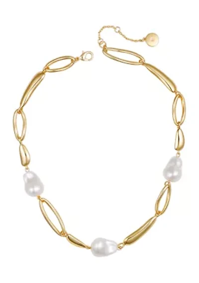 Pearl Station Necklace