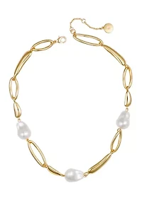 Pearl Station Necklace