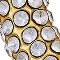  14K Gold-Plated Pearl Hoop Earrings 