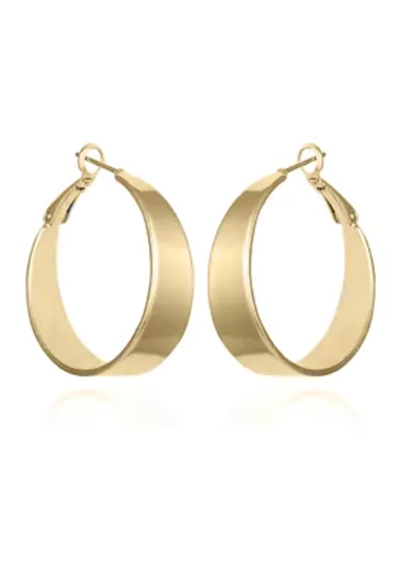 Gold Hoop Earrings