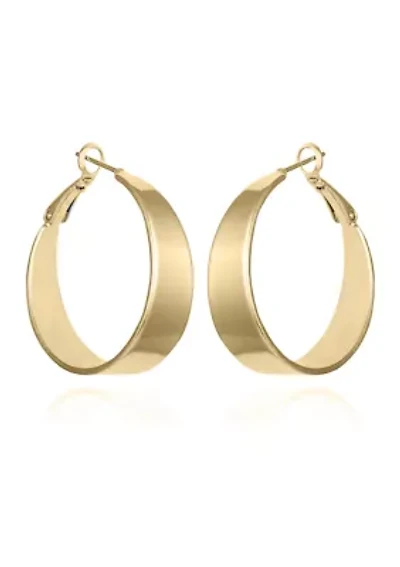Gold Hoop Earrings