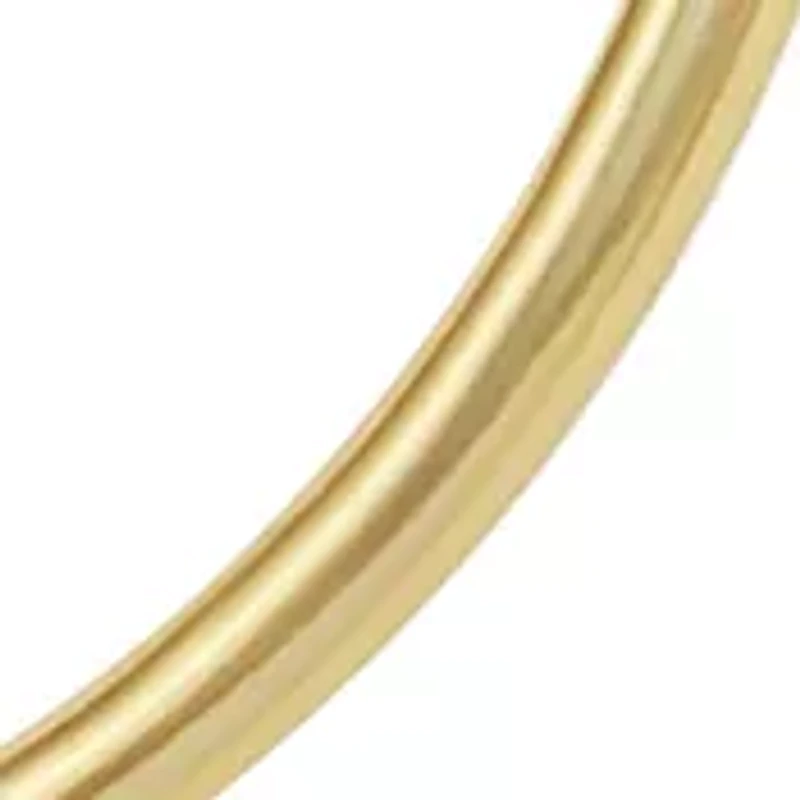 Gold Drop Hoop Earrings