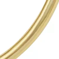 Gold Drop Hoop Earrings