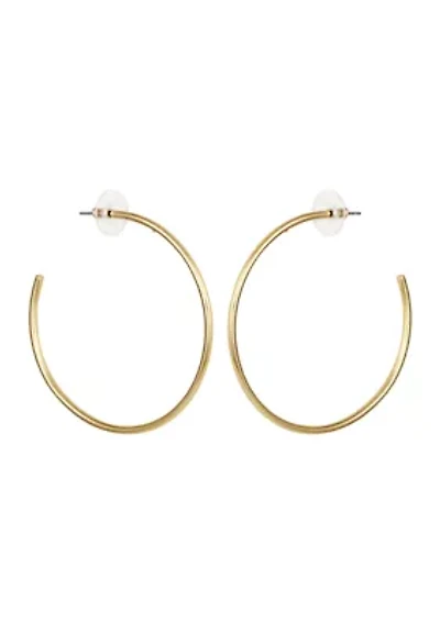 Silver Hoop Earrings