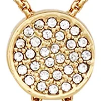 Silver Crystal Slider Necklace