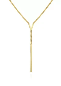 "V" Lariet Necklace