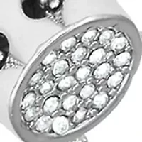 Silver Pavé Slider Bracelet