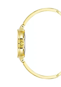 Women's Quartz Pink Round Bangle Watch