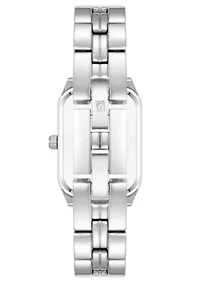 Anne Klein Women's Quartz Silver-Tone Octagonal Metal Alloy Bracelet Watch