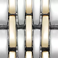 Women's Quartz Jet Round Two-Tone Bracelet Watch