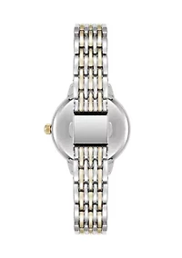 Women's Quartz Jet Round Two-Tone Bracelet Watch