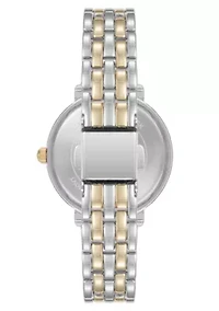 Anne Klein Women's Quartz Round Roman Numeral Two-Tone Metal Alloy Watch, 32mm
