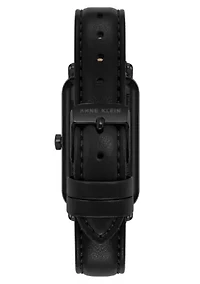 Anne Klein Women's Connect It Illume Smartwatch with Black Leather and White Silicone Bands