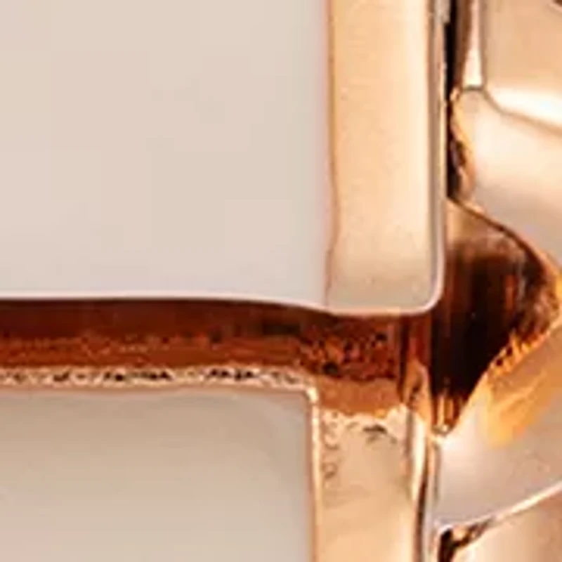 Rose Gold-Tone Mixed Metal Chain with Blush Enamel Apple Watch Band