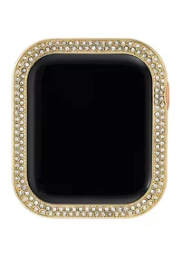 Gold Tone Mixed Metal Bumper with Crystal Accents for 44 Millimeter Apple Watch®