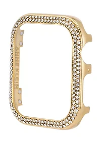 Gold Tone Mixed Metal Bumper with Crystal Accents for 44 Millimeter Apple Watch®