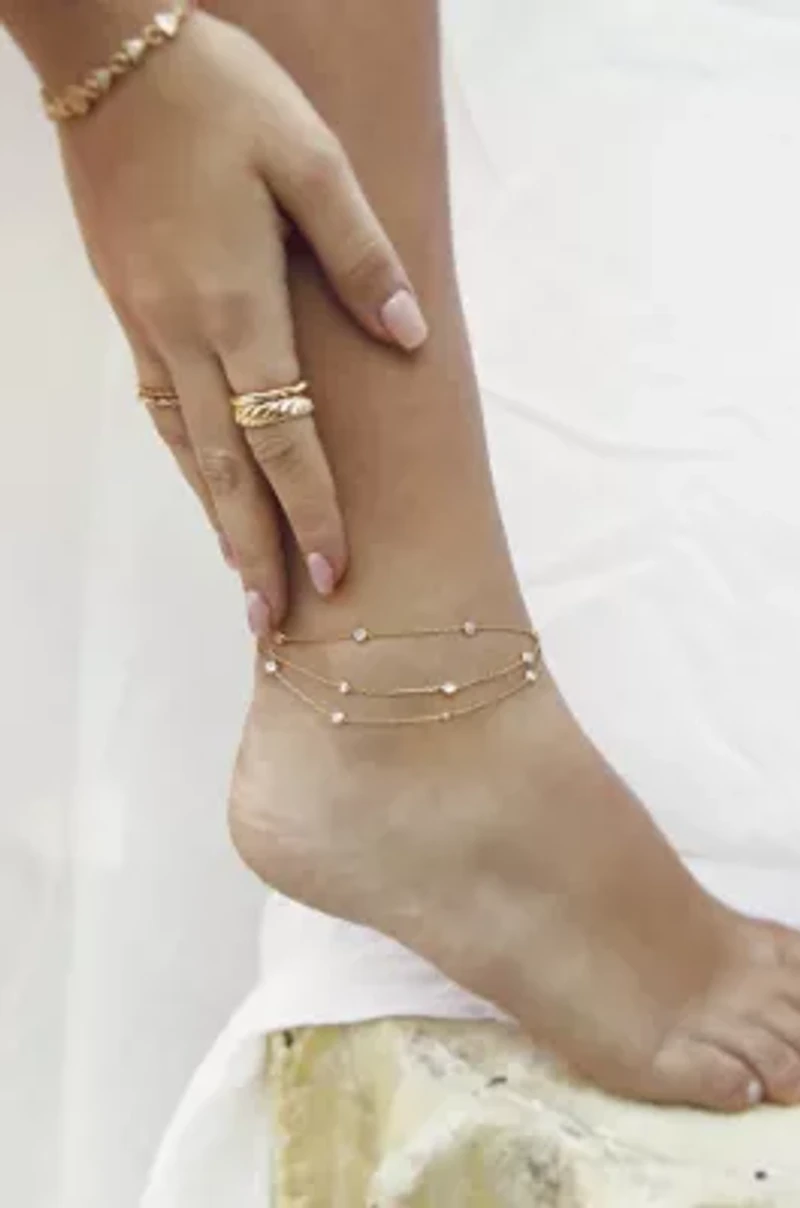 Ettika Fine Details Anklet