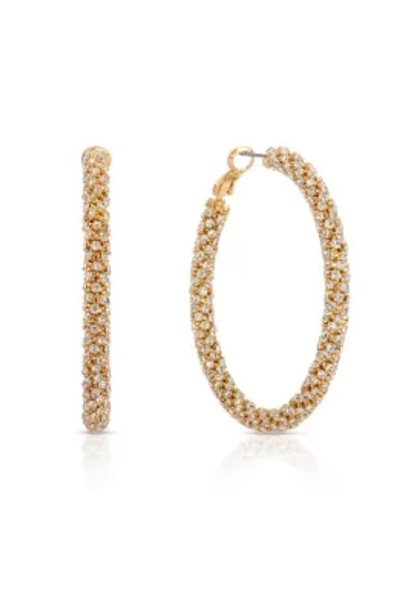 Ettika Rope Chain Hoops