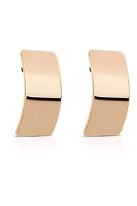 Ettika Rectangle Metal Stud Earrings
