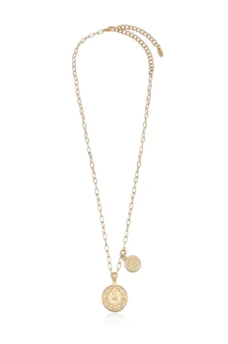 Ettika Simplicity Coin Necklace