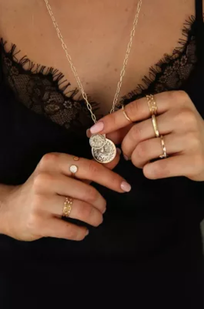 Ettika Simplicity Coin Necklace