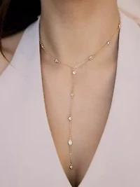 Ettika Simple Statement Dotted Lariat
