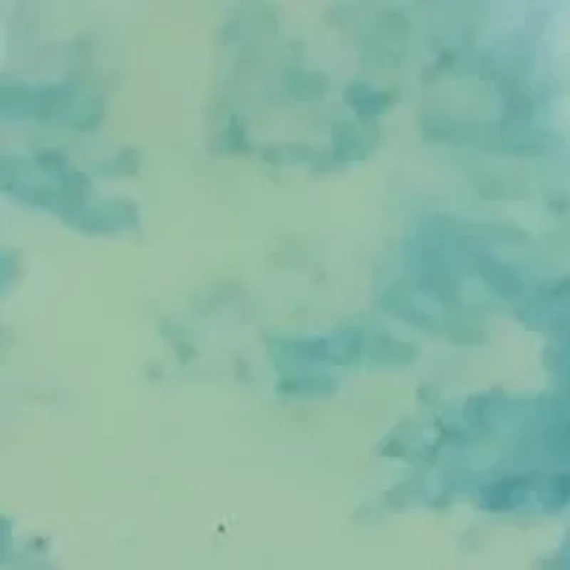 Gold Tone Blue And Green Round Cabochon With Triple Navy Teardrops Earrings On French Wire