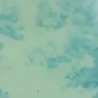 Gold Tone Blue And Green Round Cabochon With Triple Navy Teardrops Earrings On French Wire