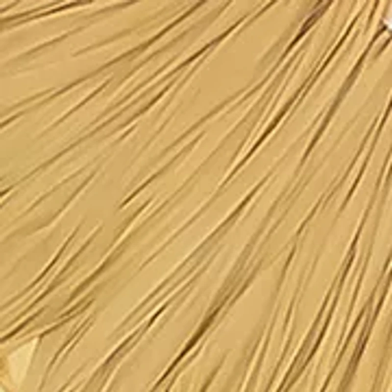 Gold-Tone Natural Raffia Wrapped Open Teardrop Earrings