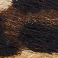 Leopard Metal Disc Stretch Bracelet