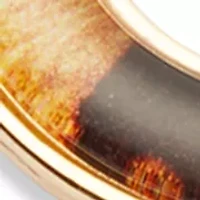 Leopard Print Donut Disc Earrings