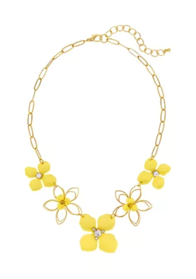 Flower Frontal Necklace