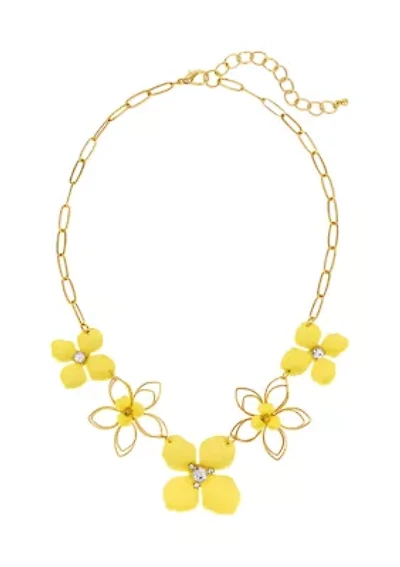 Flower Frontal Necklace