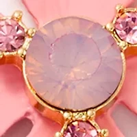 Flower Pendant Bolo Necklace