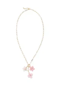 Flower Chandelier Pendant Necklace