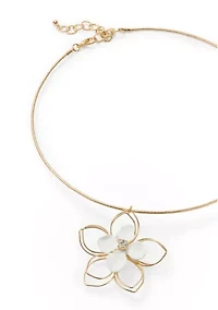 Flower Pendant Necklace