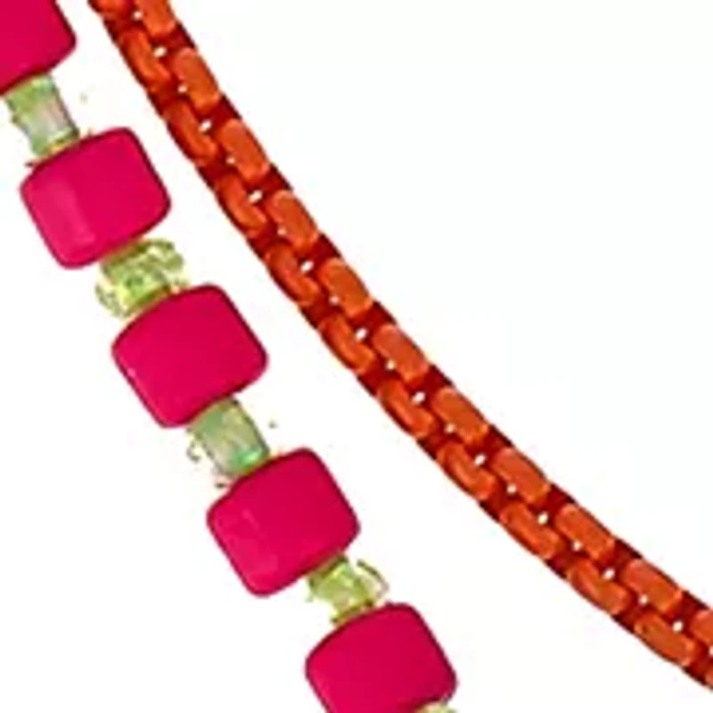 Beaded Fish Pendant Necklace