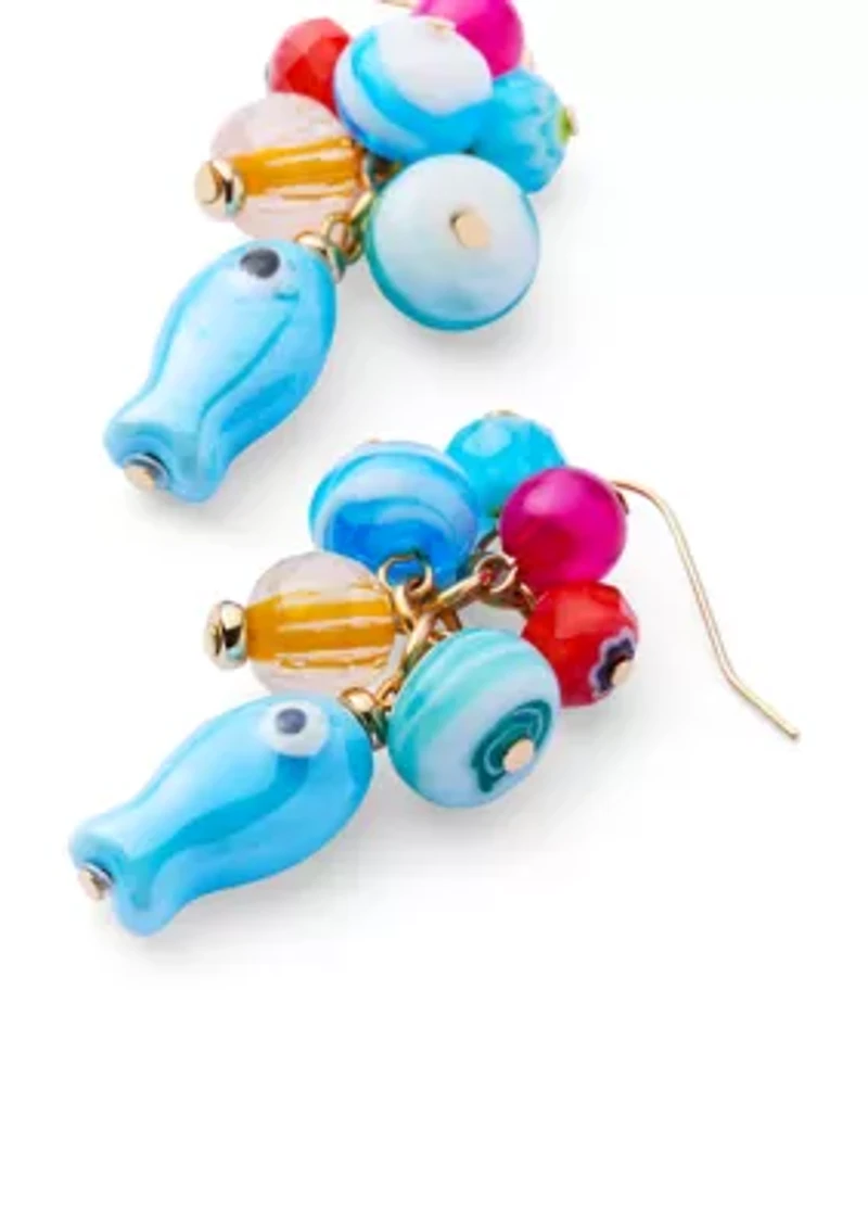 Fish Drop Earrings