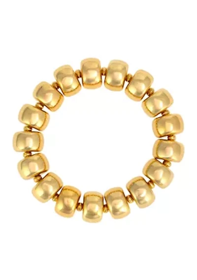 Barrel Bead Stretch Bracelet