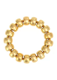 Barrel Bead Stretch Bracelet