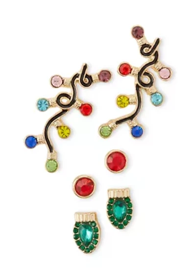 Christmas Stud Earring Set