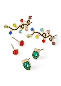 Christmas Stud Earring Set