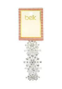 Crystal Snowflake Stretch Bracelet