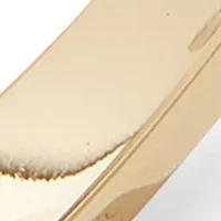Gold Tone Crystal Bypass Cuff Bracelet