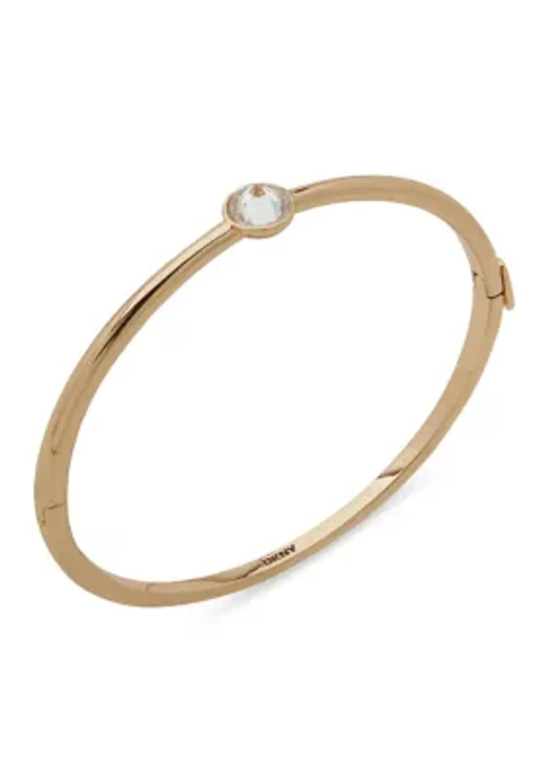 Crystal Spike Bangle Bracelet