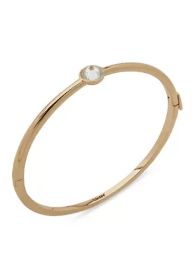 Crystal Spike Bangle Bracelet