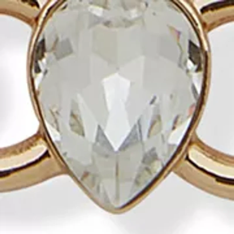 Pear Stone Ring Slider Bracelet